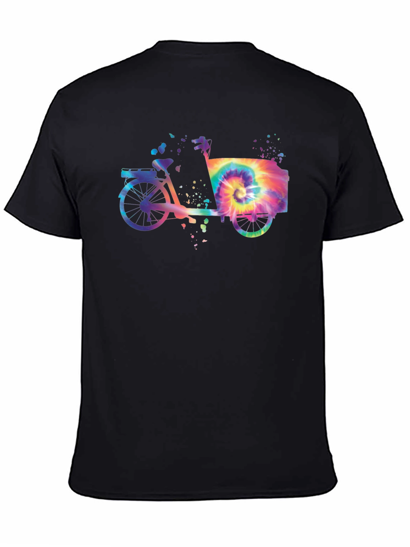 Tie-Dye Bicycle T-Shirt - Retro Ride