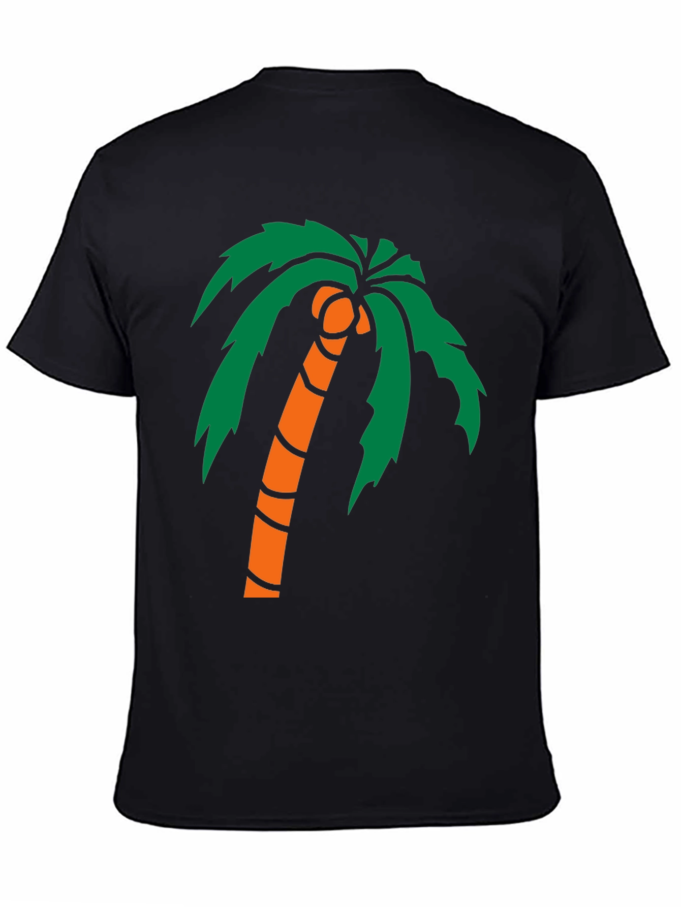 Palm Tree Graphic Black T-Shirt