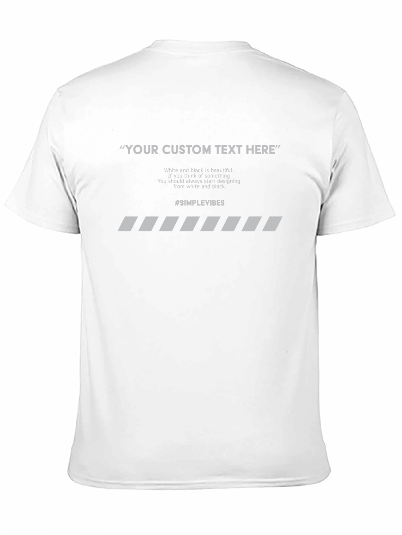 Customizable Black Graphic Tee