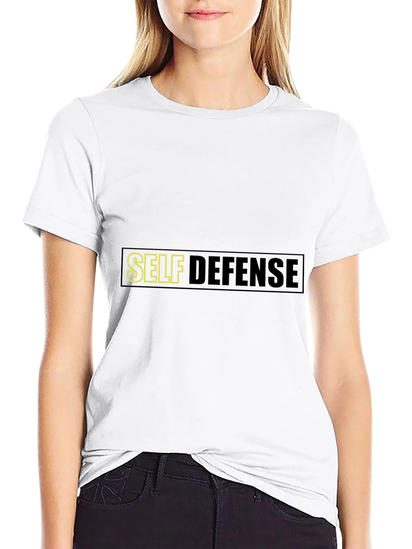 Self Defense Black T-Shirt