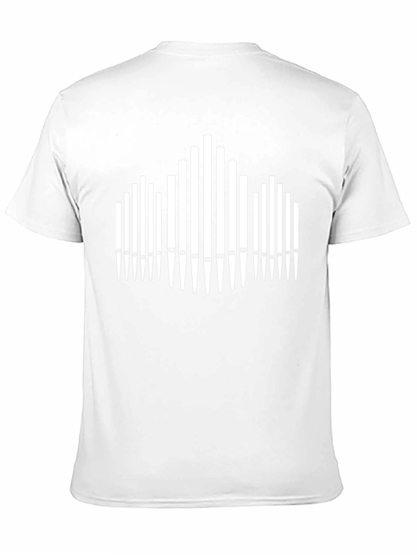 Organ Pipes Graphic Tee - Musicians Novelty Shirt