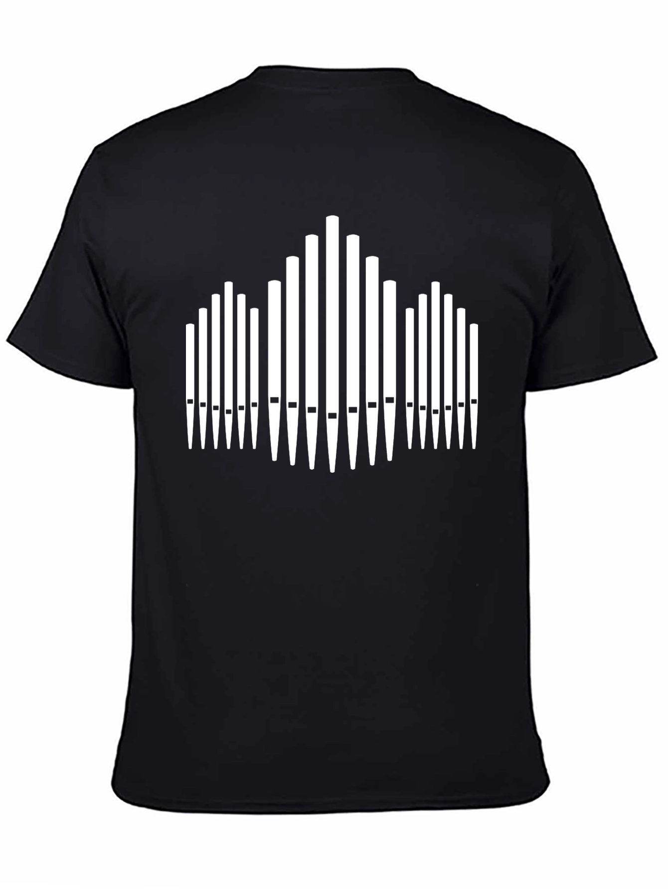 Organ Pipes Graphic Tee - Musicians Novelty Shirt