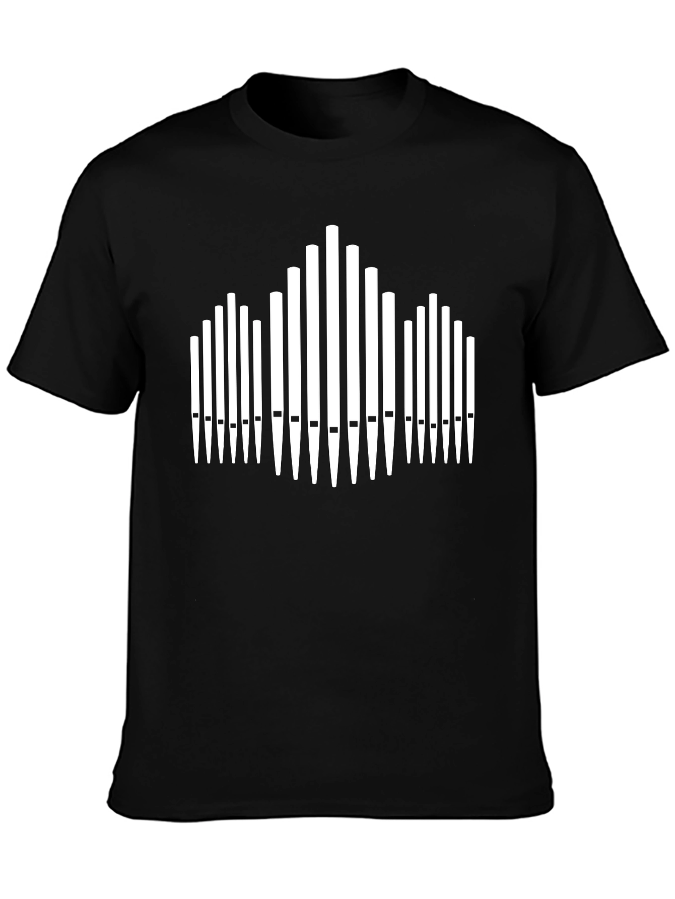 Organ Pipes Graphic Tee - Musicians Novelty Shirt