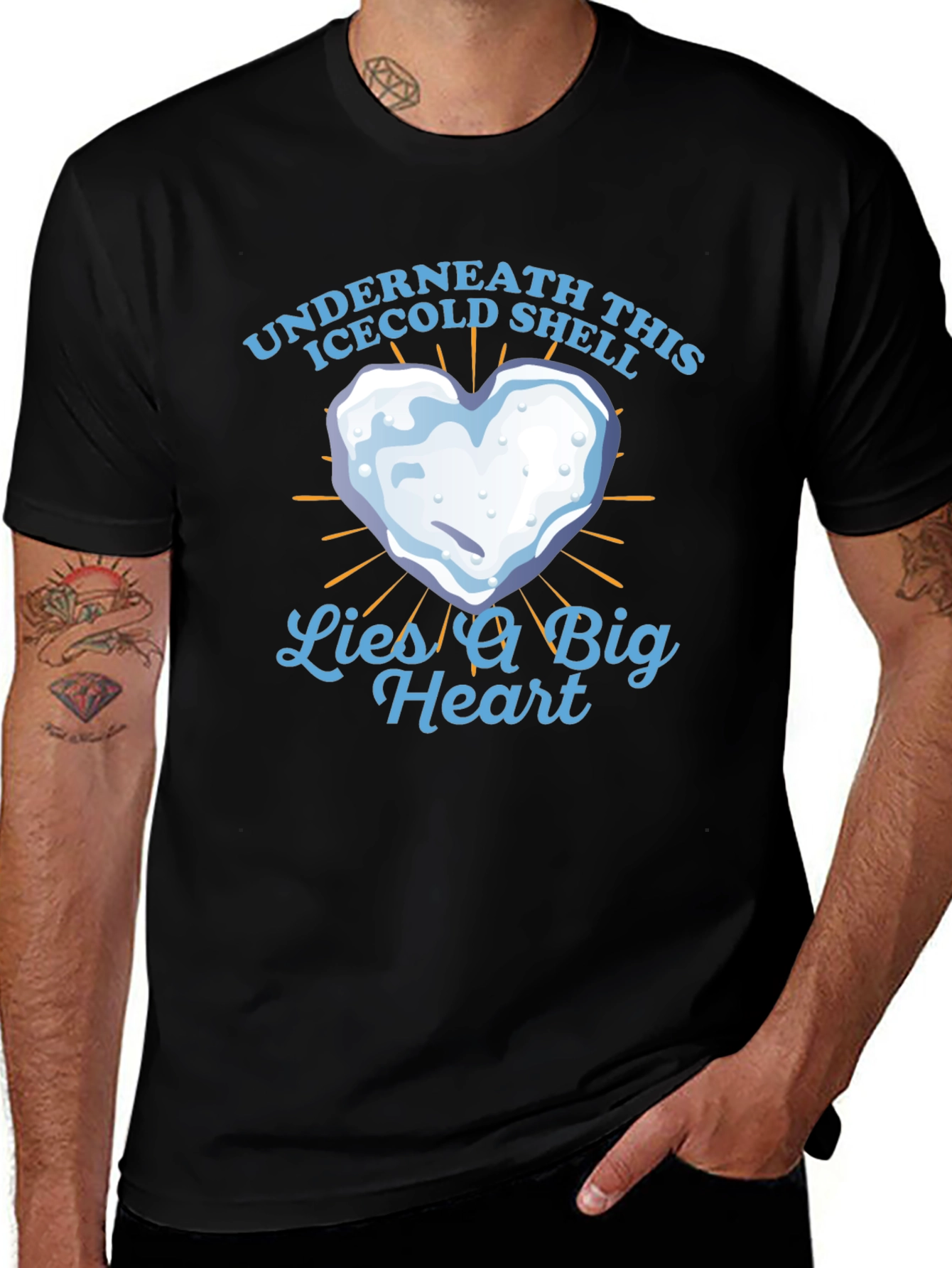 Ice Cold Heart T-Shirt - Unisex Graphic Tee