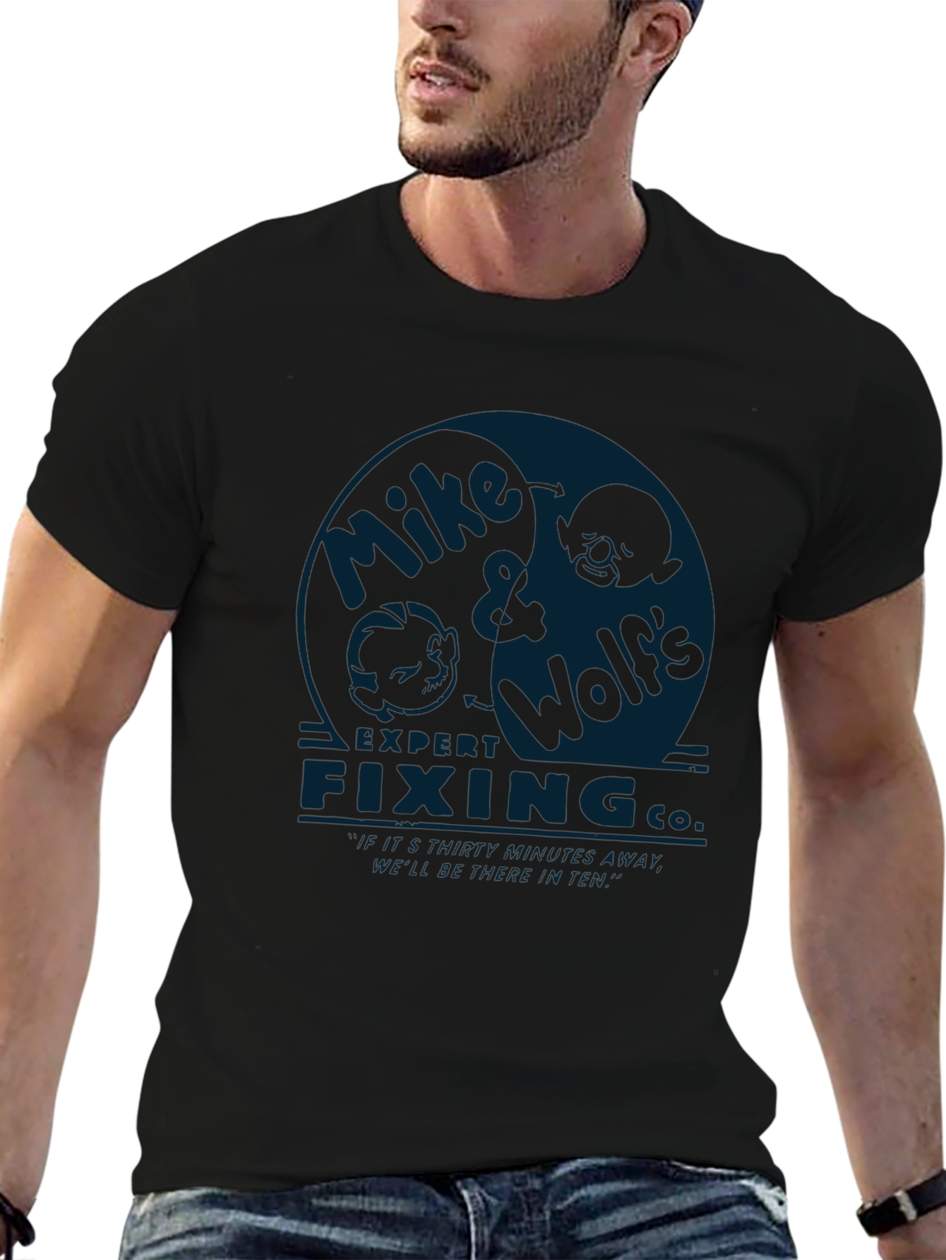 Mike & Wolfs Fixing Co. Graphic Tee