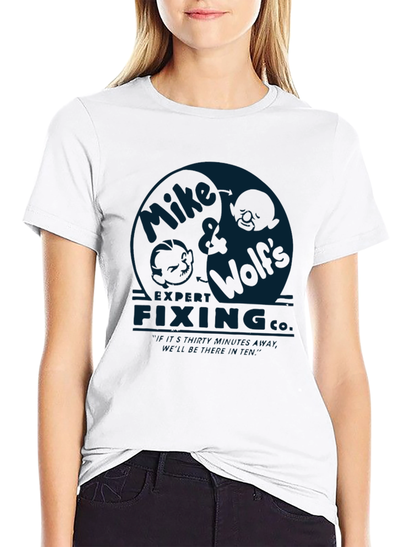Mike & Wolfs Fixing Co. Graphic Tee