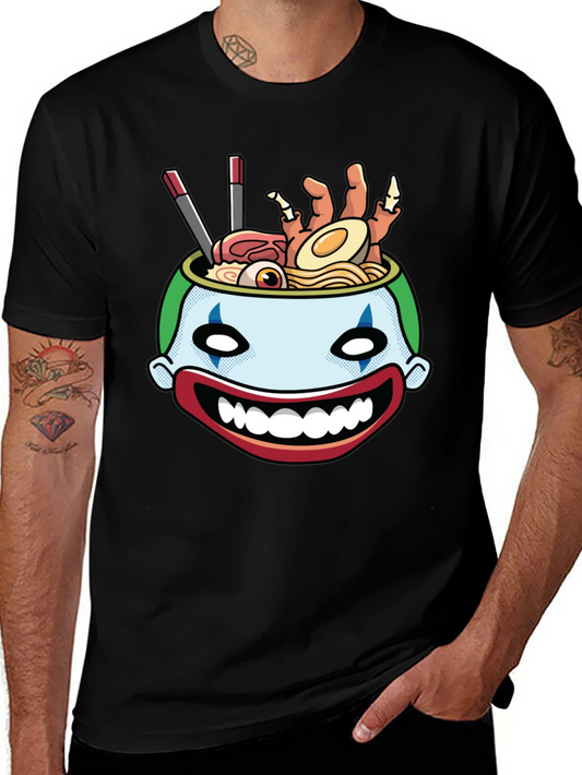 Clown Ramen T-Shirt - Unique Graphic Tee