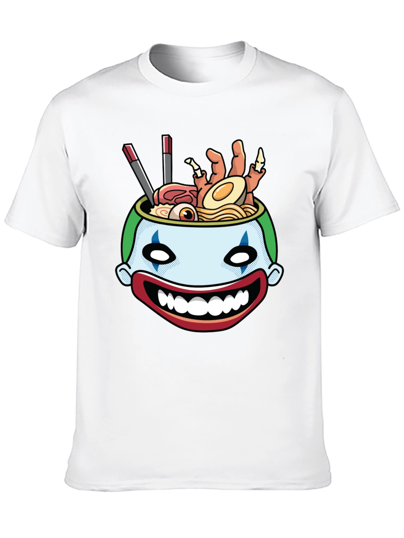 Clown Ramen T-Shirt - Unique Graphic Tee