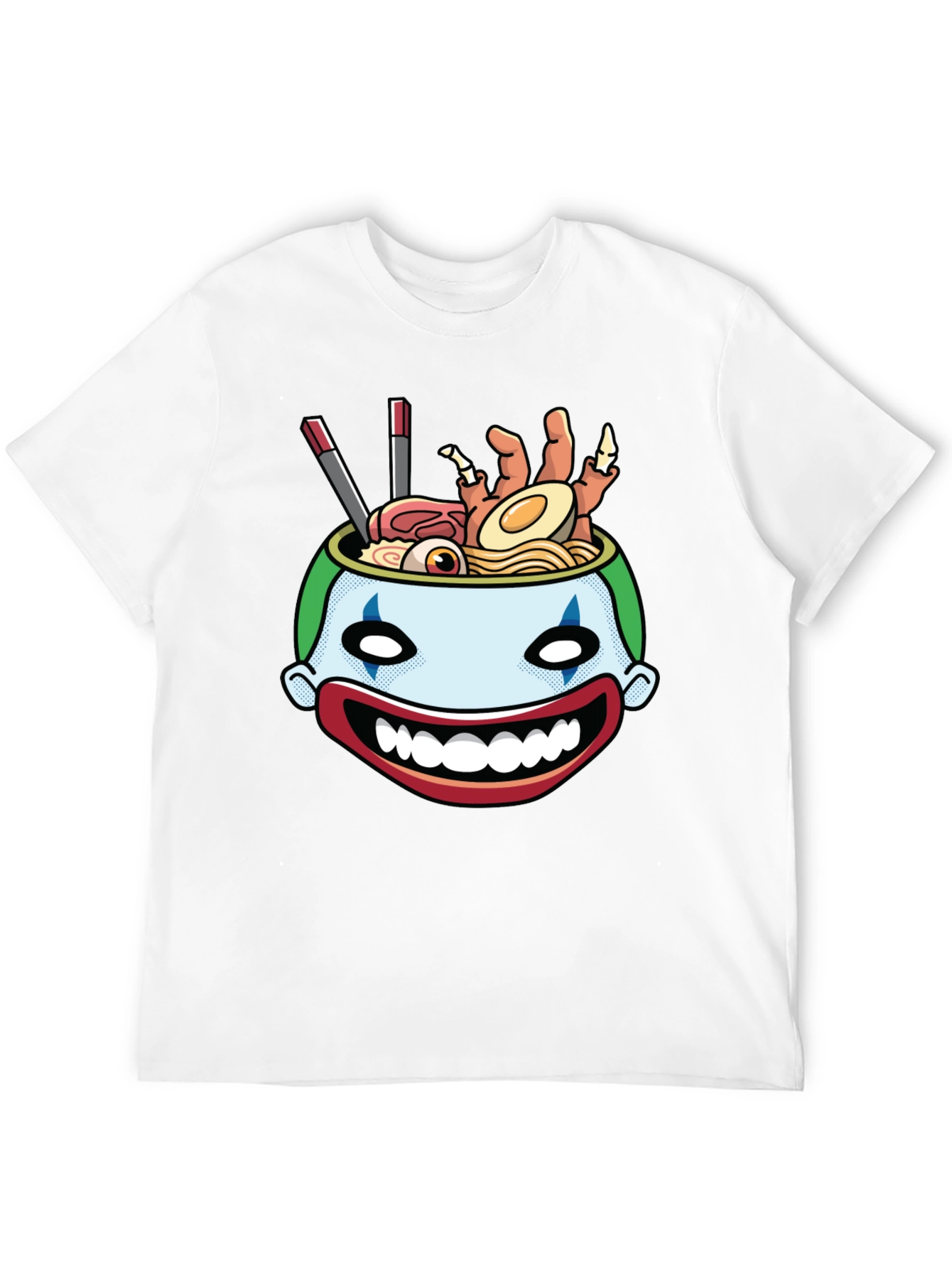 Clown Ramen T-Shirt - Unique Graphic Tee