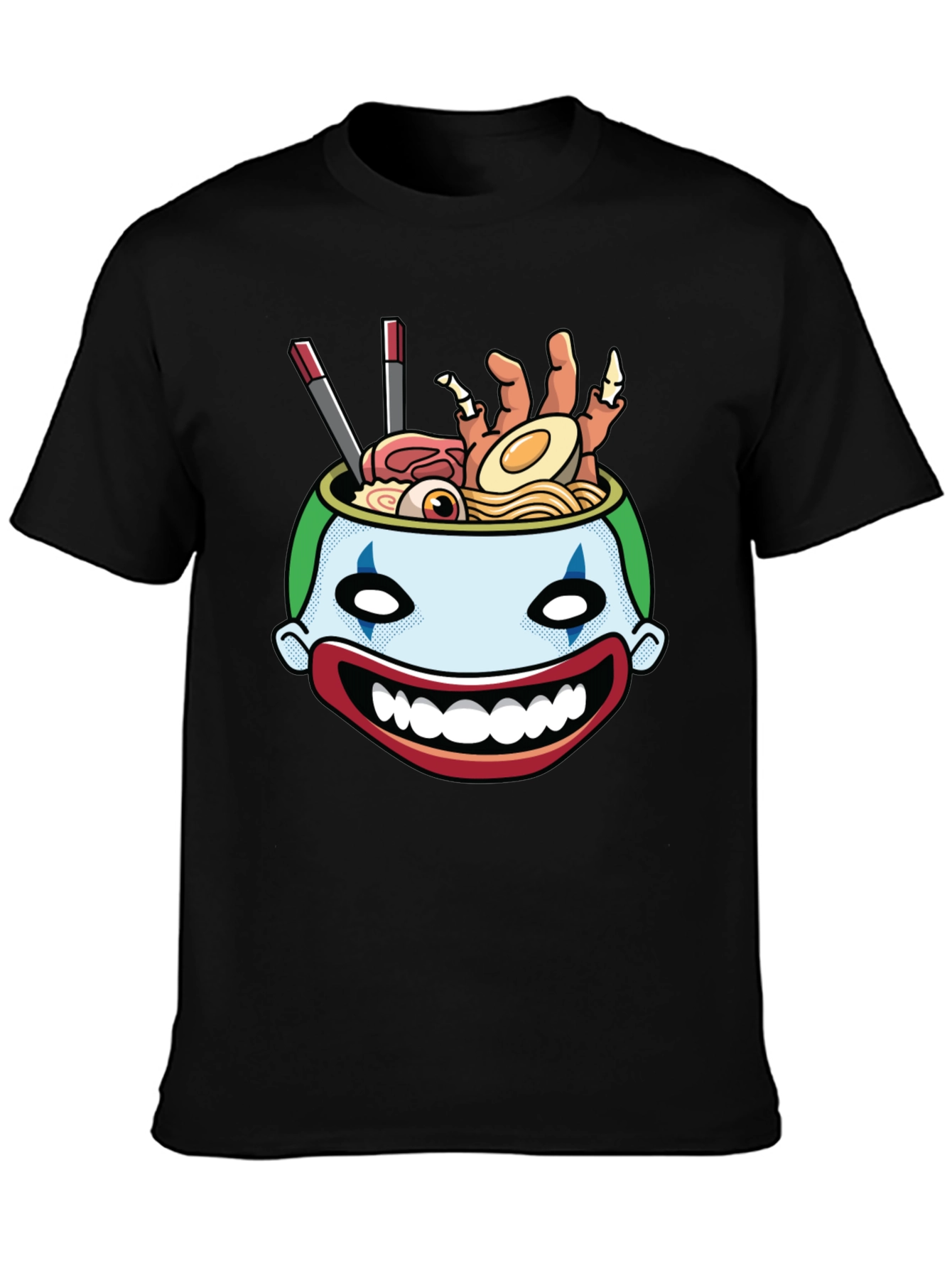 Clown Ramen T-Shirt - Unique Graphic Tee