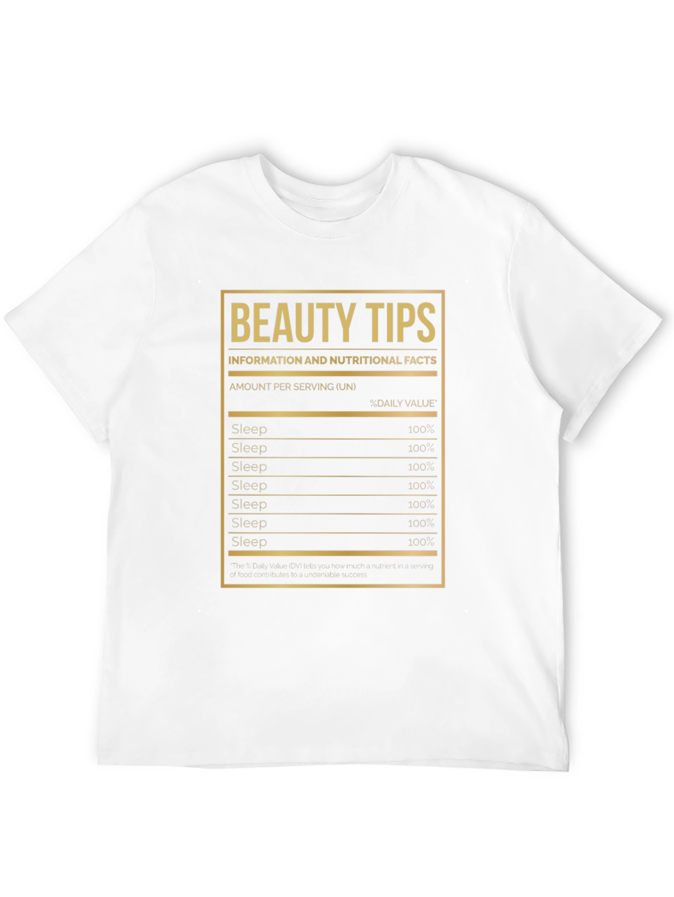 Beauty Tips Sleep T-Shirt