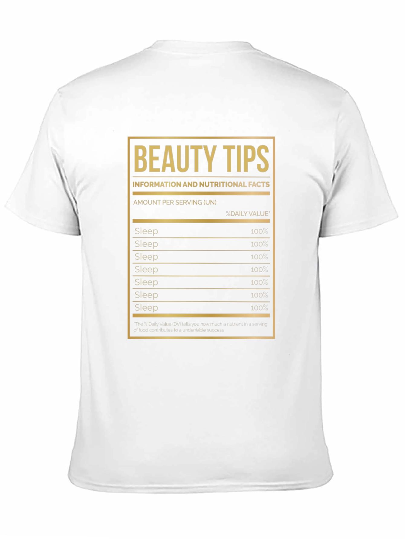 Beauty Tips Sleep T-Shirt