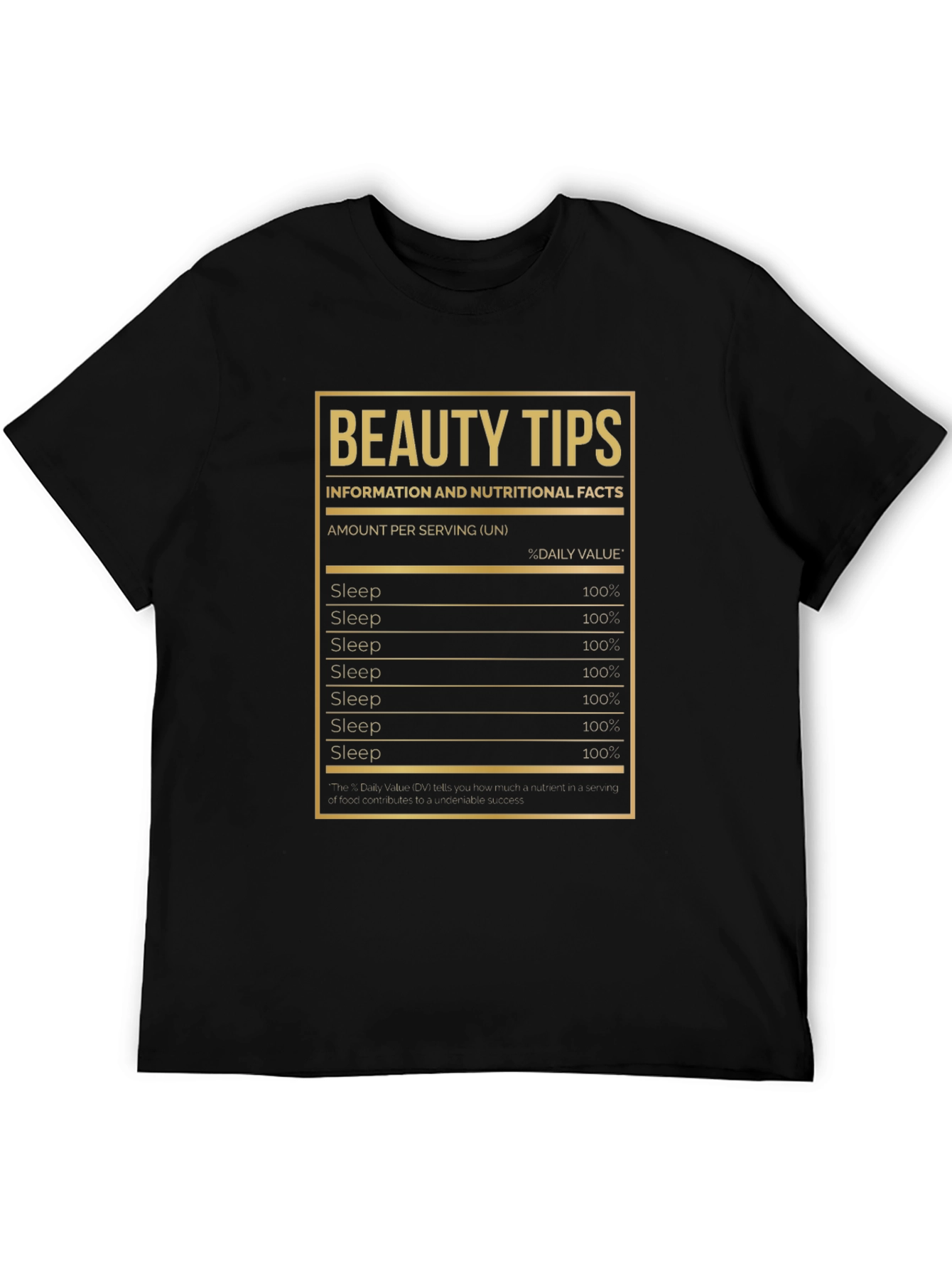 Beauty Tips Sleep T-Shirt