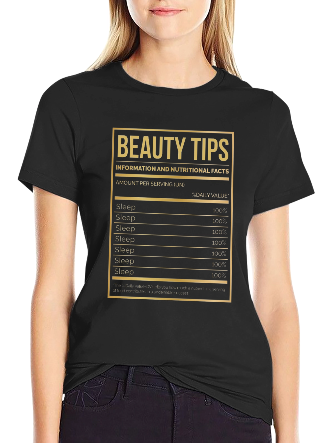 Beauty Tips Sleep T-Shirt