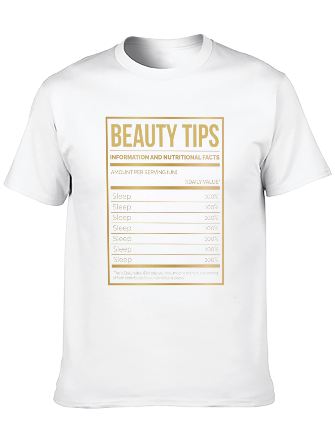 Beauty Tips Sleep T-Shirt