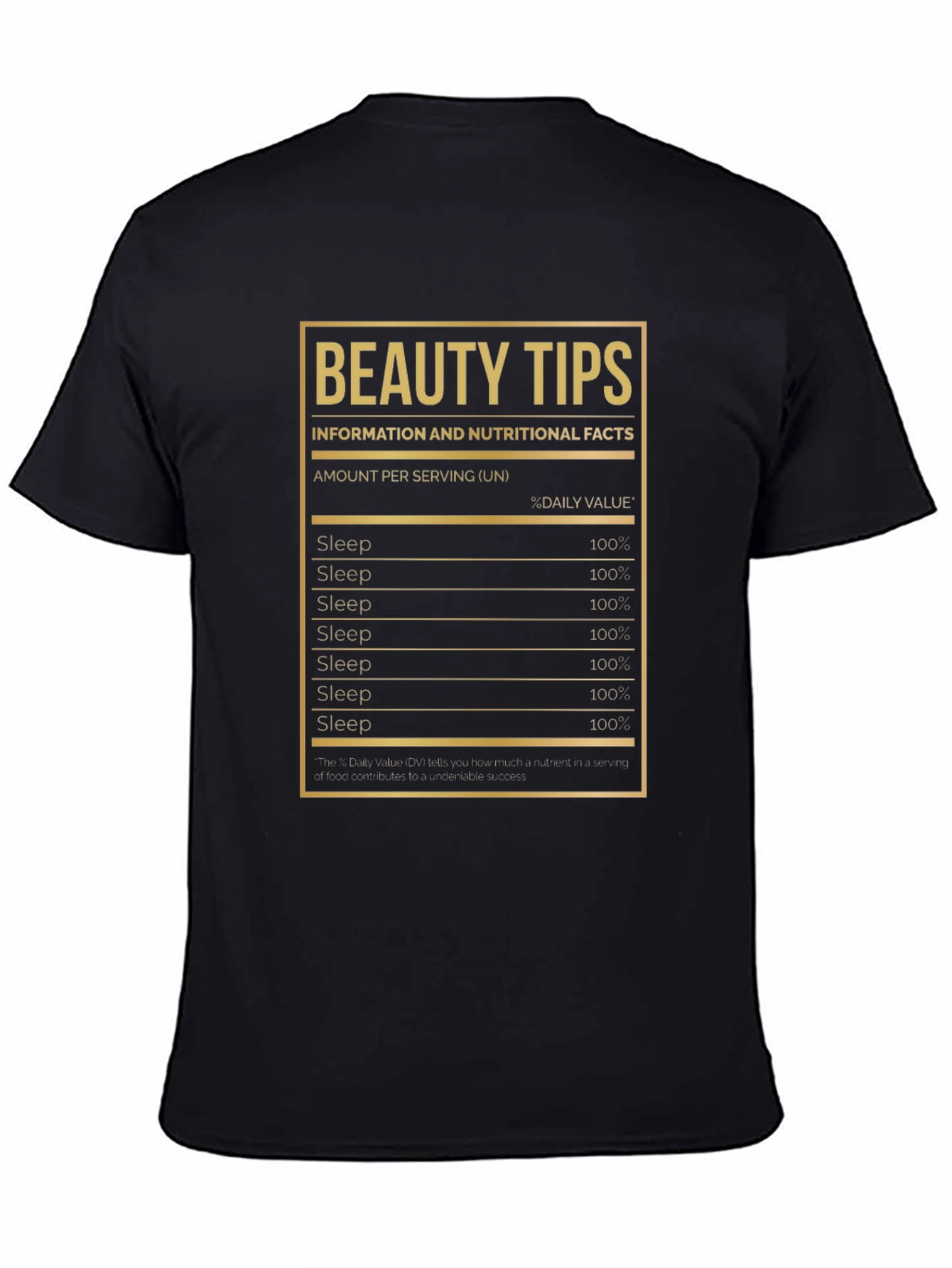 Beauty Tips Sleep T-Shirt