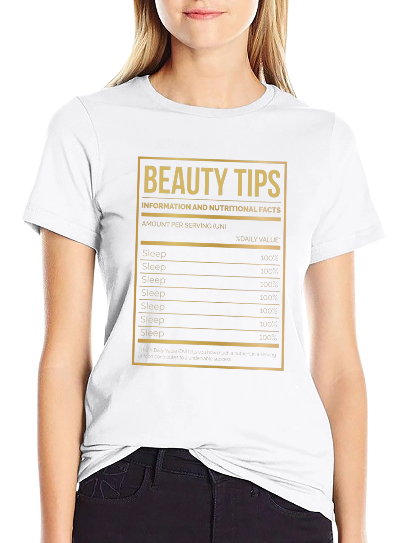 Beauty Tips Sleep T-Shirt