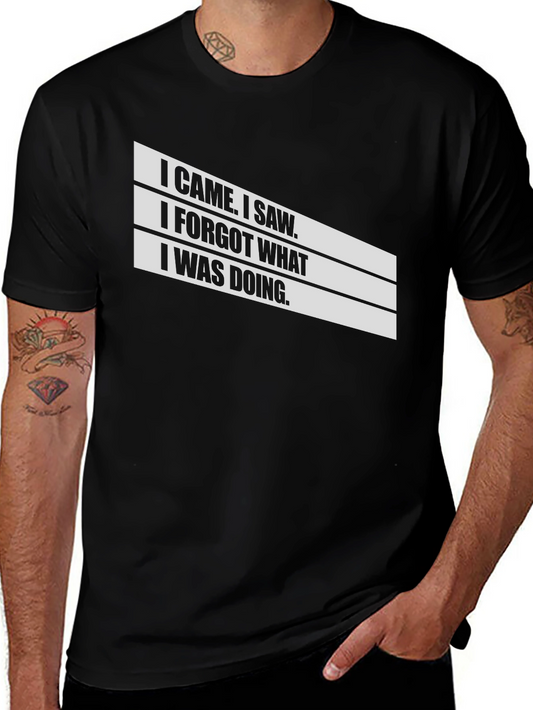 Humorous I Came I Saw Graphic T-Shirt