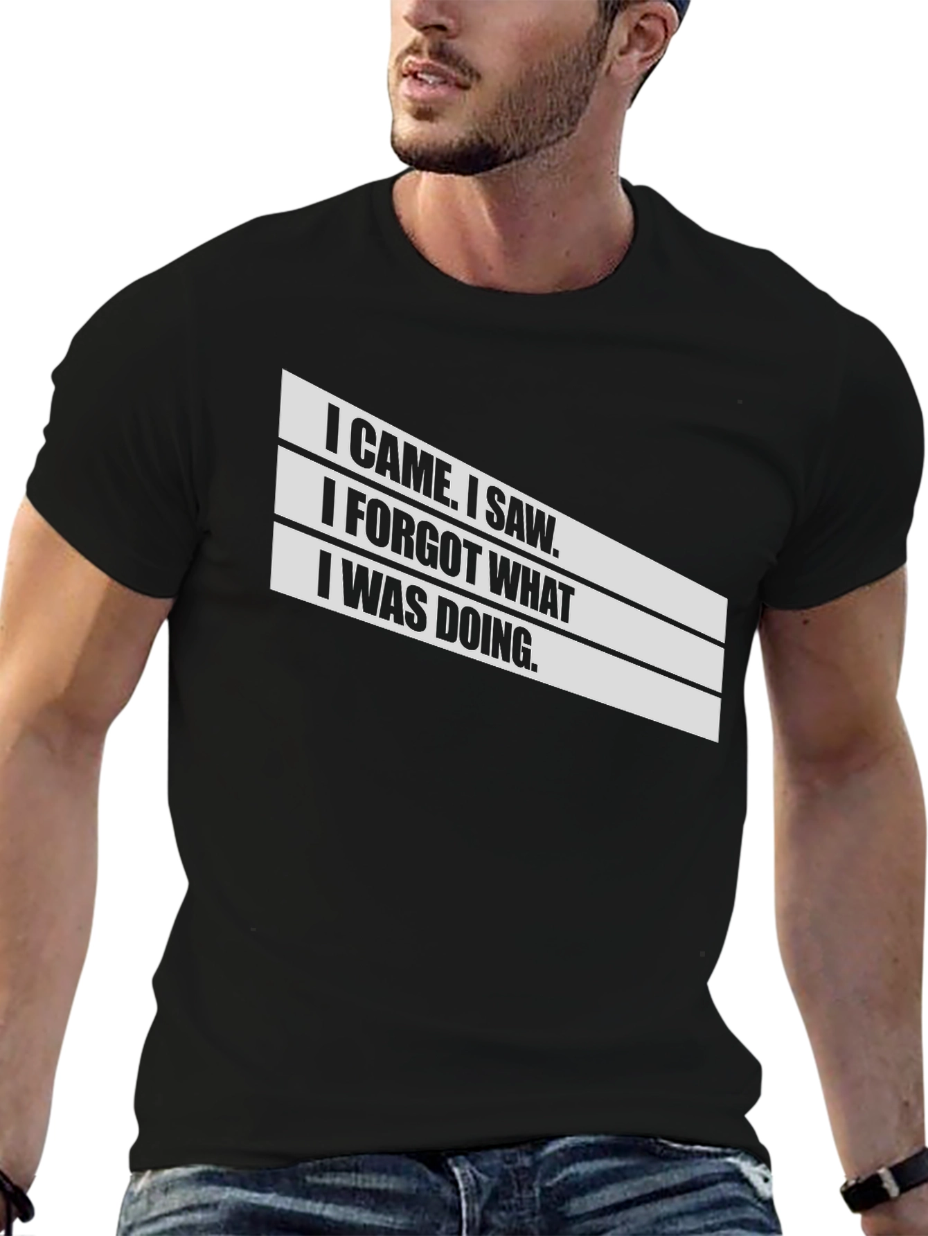 Humorous I Came I Saw Graphic T-Shirt