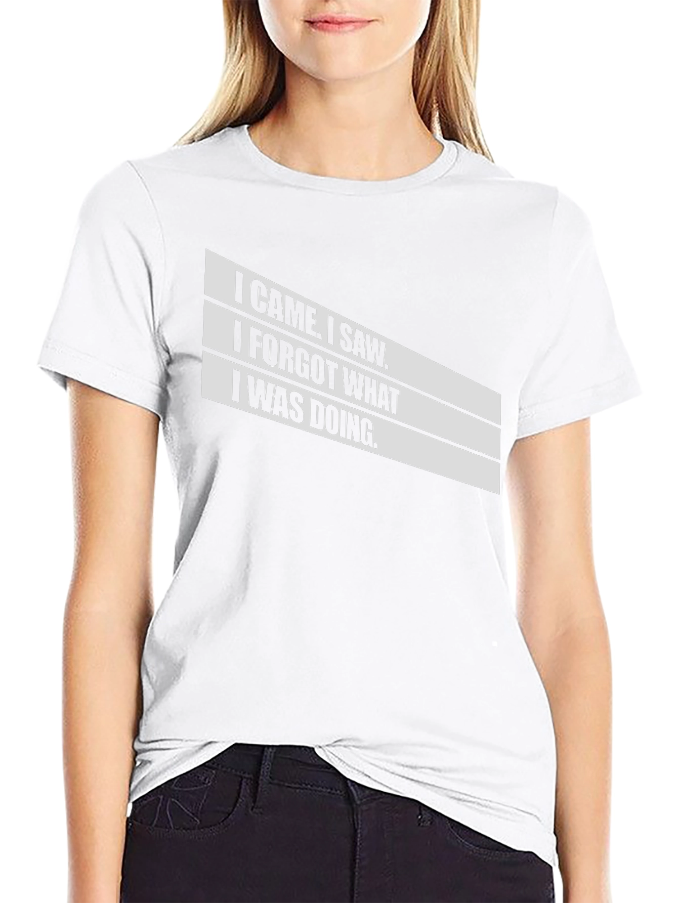 Humorous I Came I Saw Graphic T-Shirt