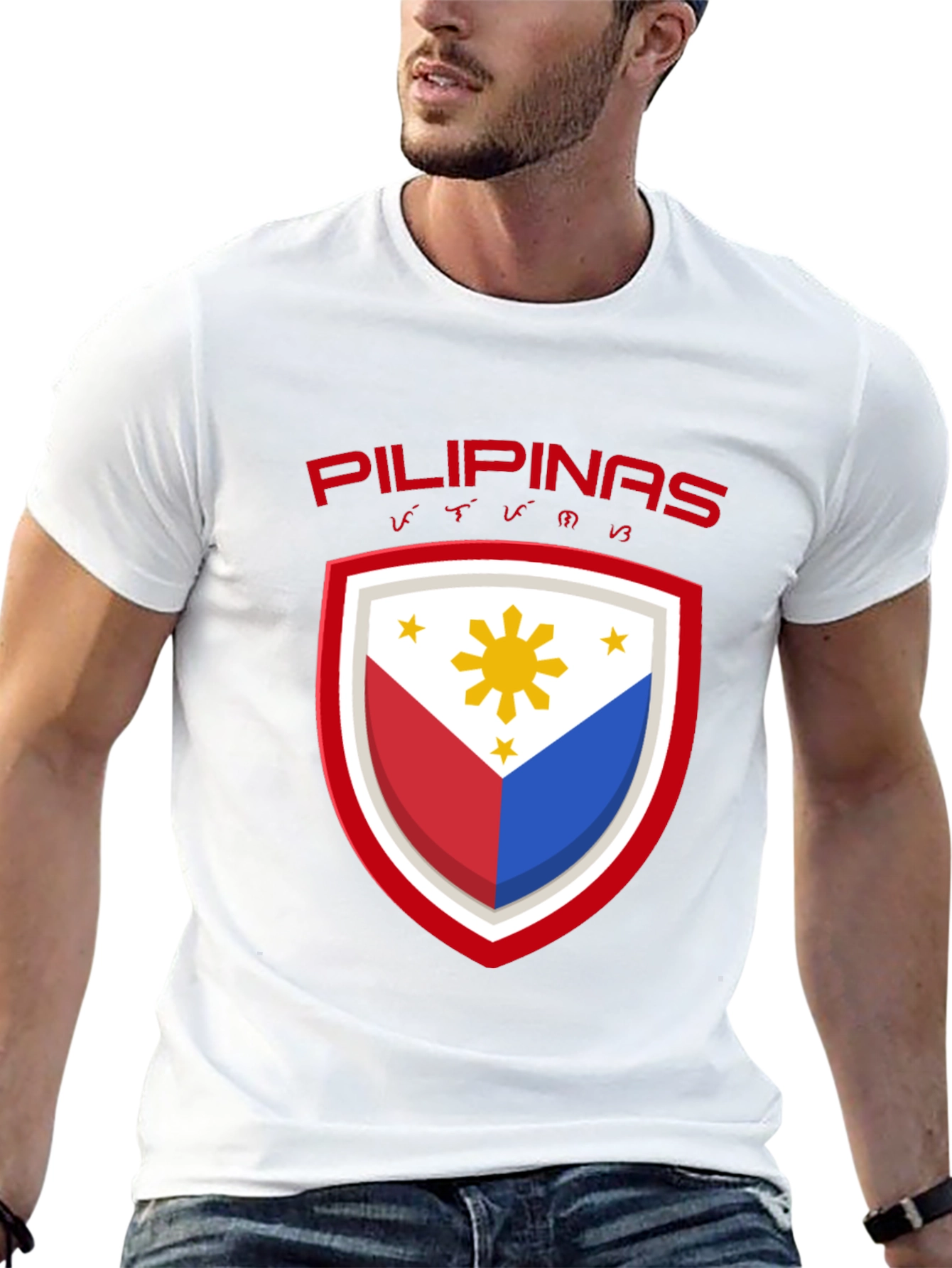 Pilipinas Shield Graphic Tee - Philippines Pride