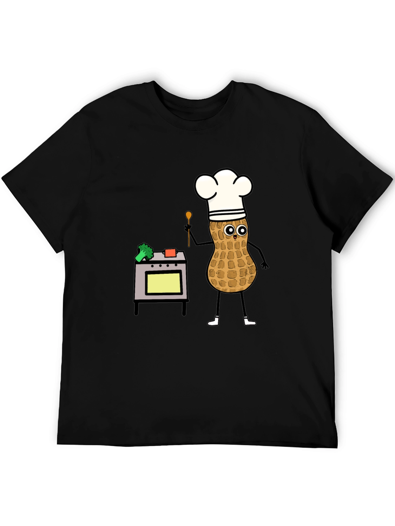 Chef Peanut T-Shirt: Funny Cartoon Cooking Tee