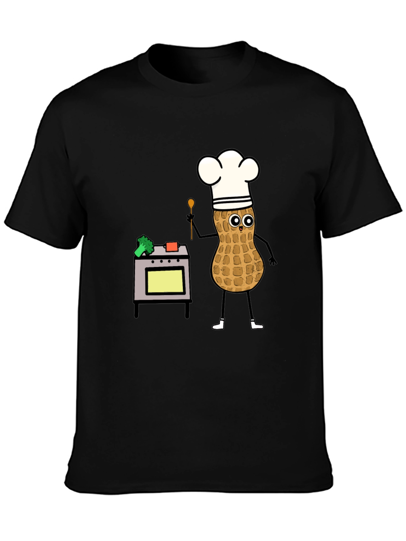 Chef Peanut T-Shirt: Funny Cartoon Cooking Tee