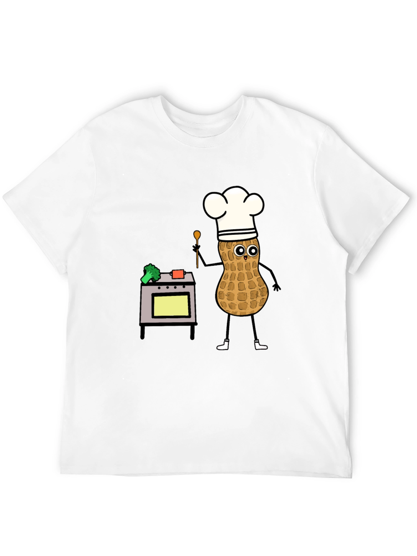 Chef Peanut T-Shirt: Funny Cartoon Cooking Tee