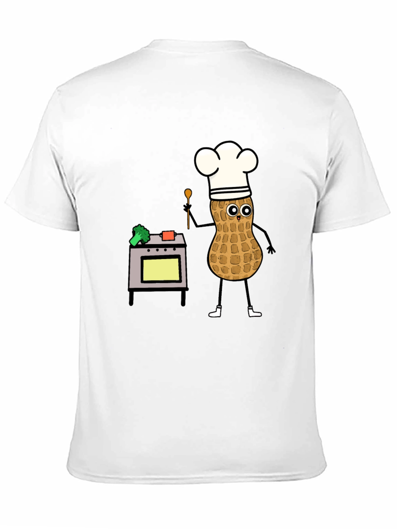Chef Peanut T-Shirt: Funny Cartoon Cooking Tee