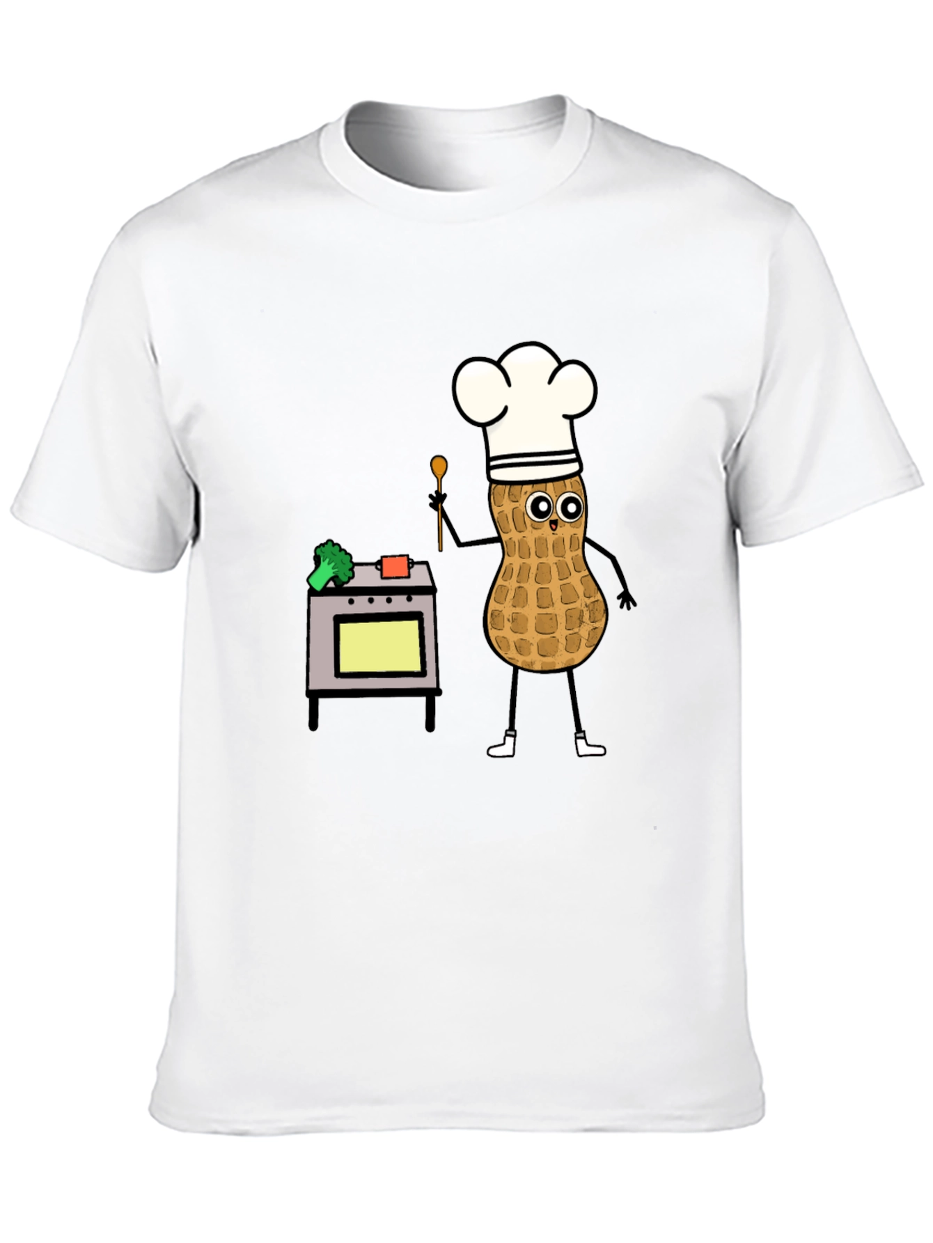 Chef Peanut T-Shirt: Funny Cartoon Cooking Tee