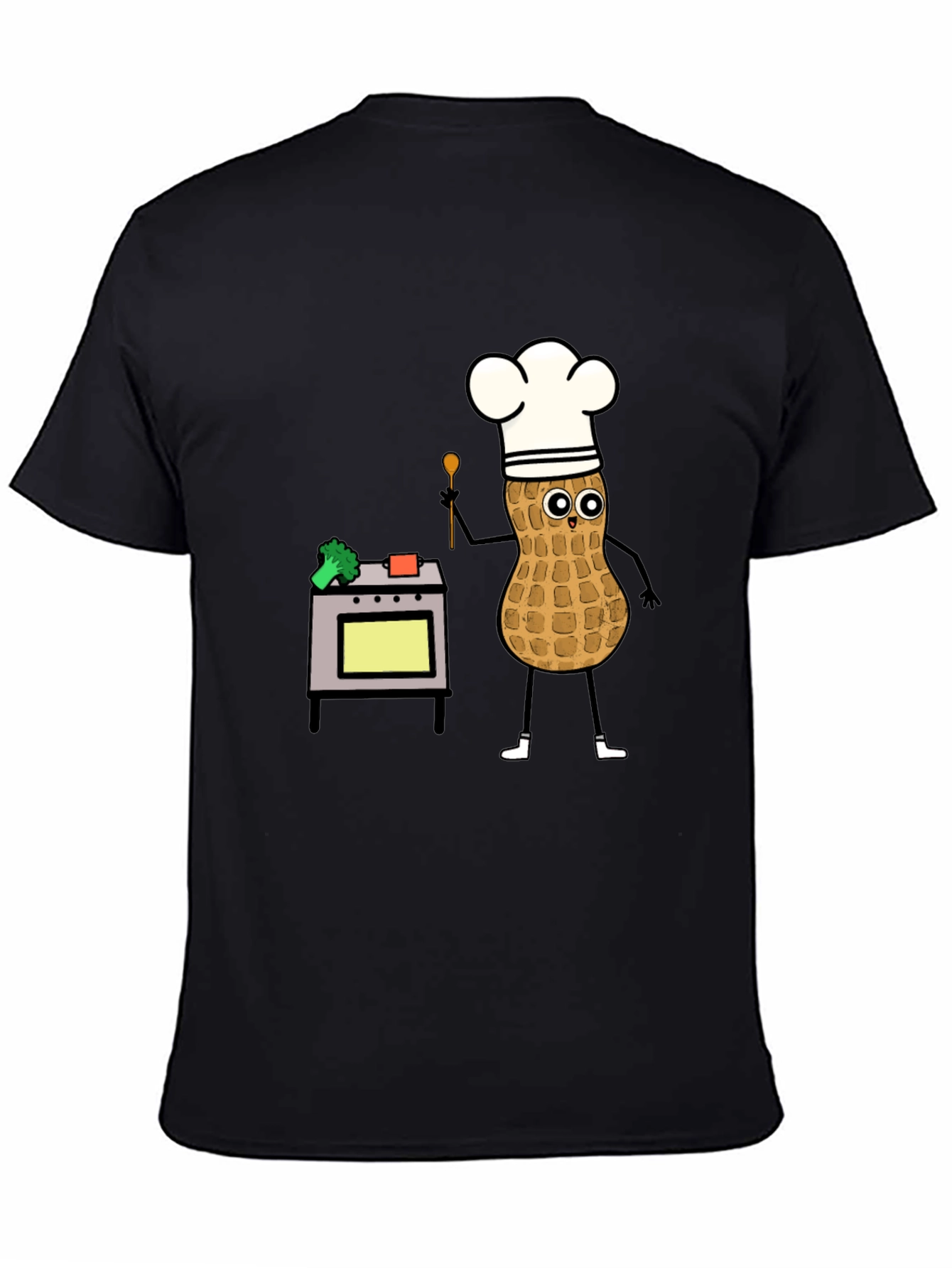 Chef Peanut T-Shirt: Funny Cartoon Cooking Tee