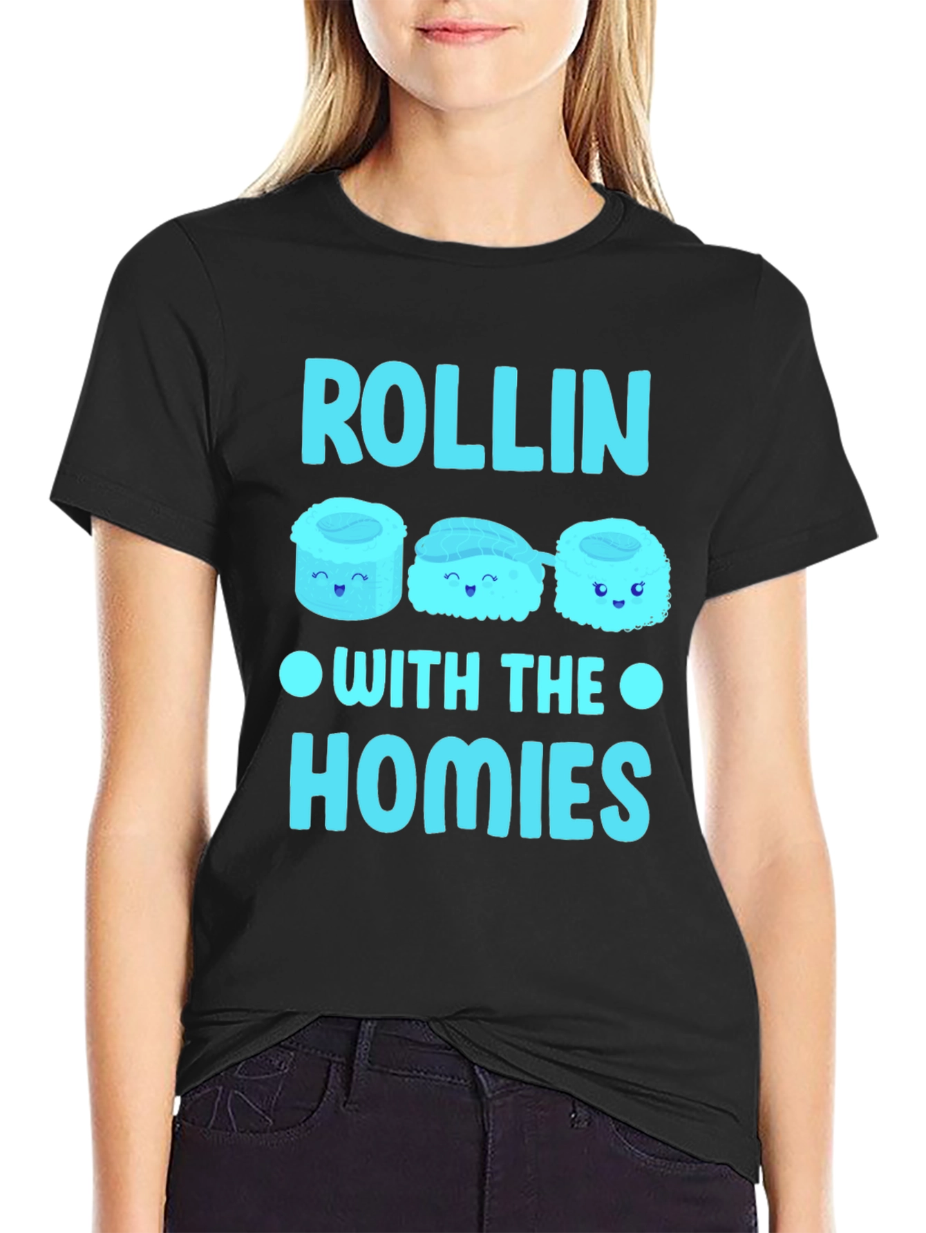 Rollin With The Homies Sushi T-Shirt