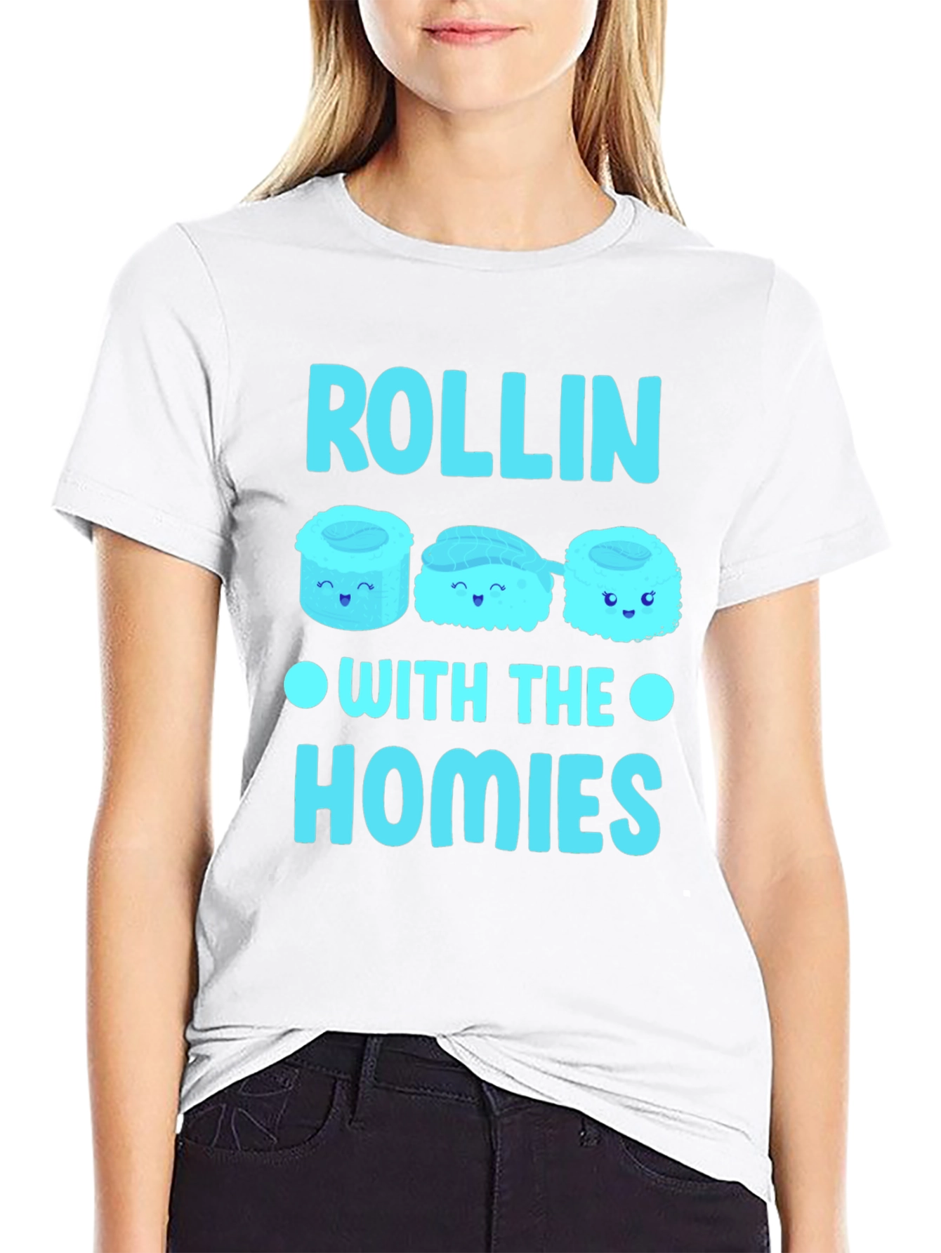 Rollin With The Homies Sushi T-Shirt