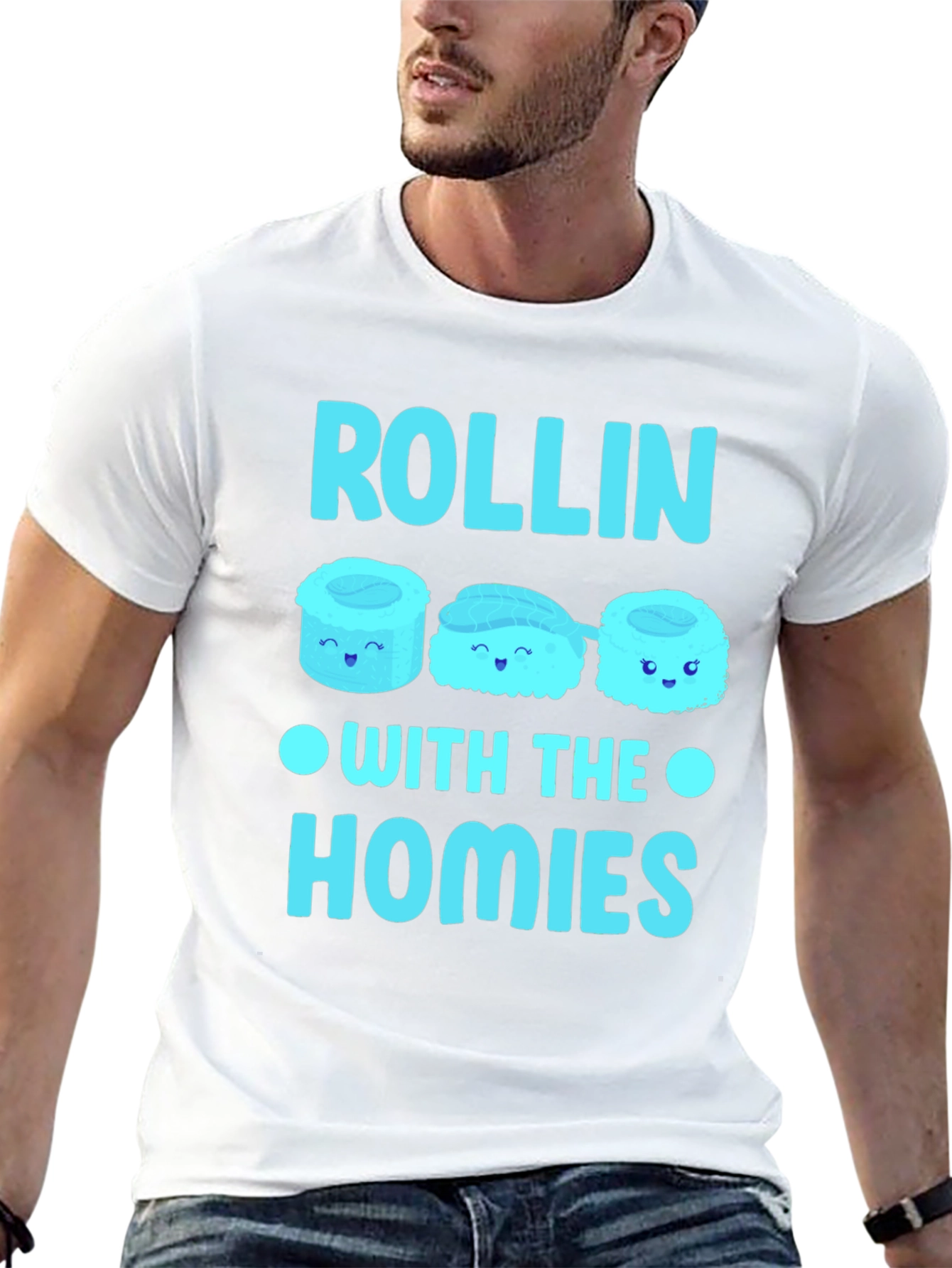 Rollin With The Homies Sushi T-Shirt