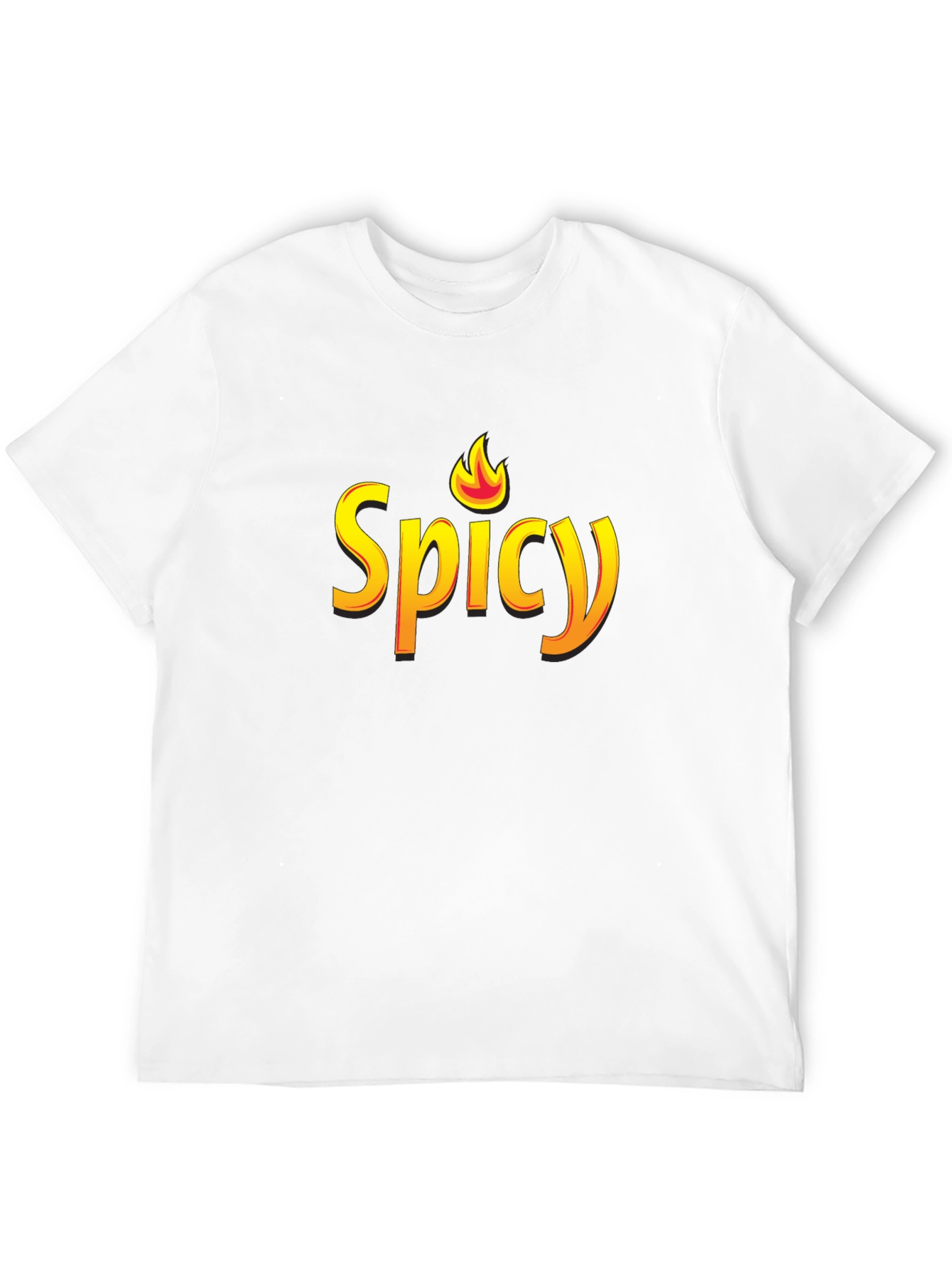 Spicy Graphic Black T-Shirt