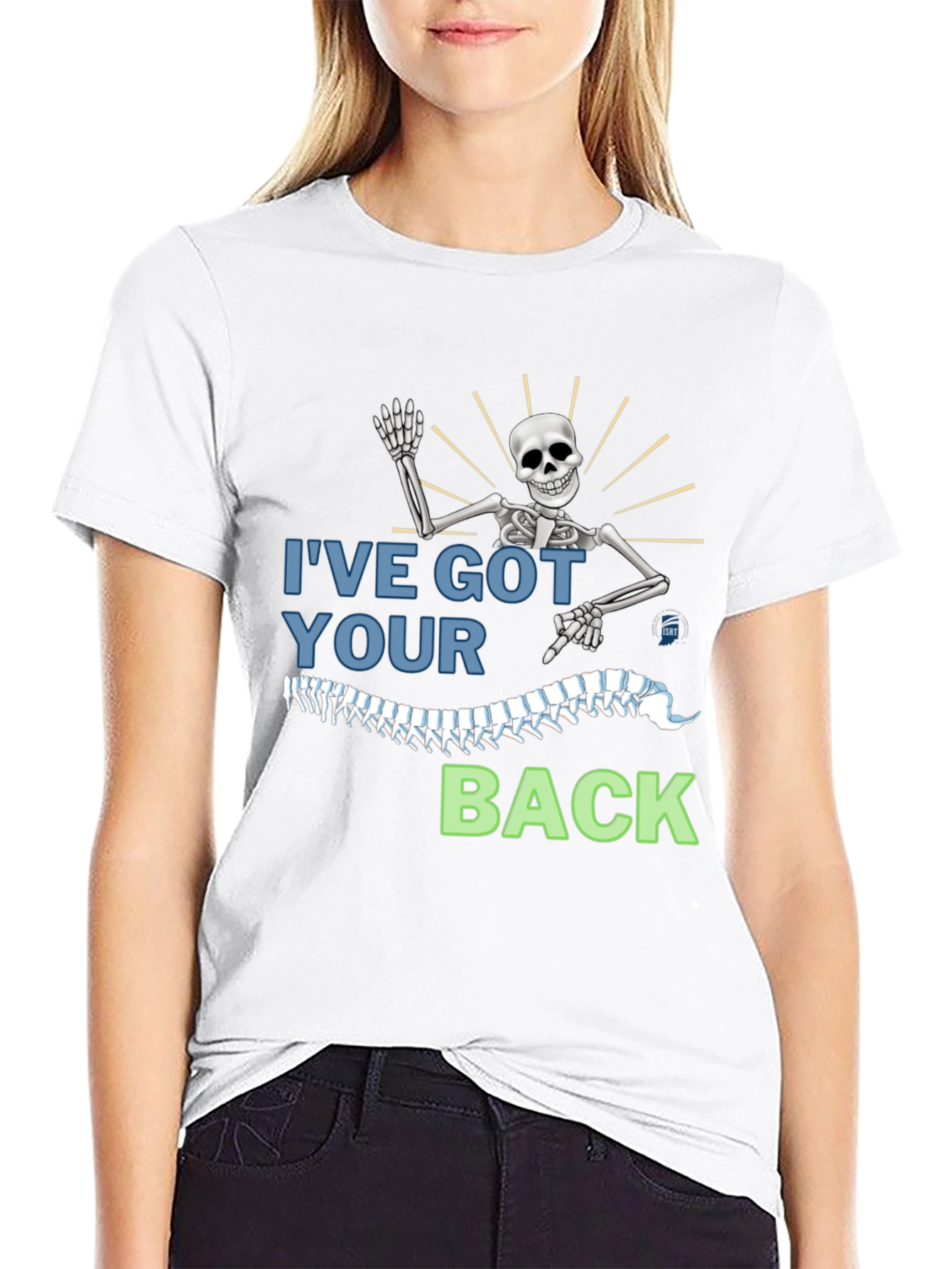 Ive Got Your Back Skeleton Graphic Tee