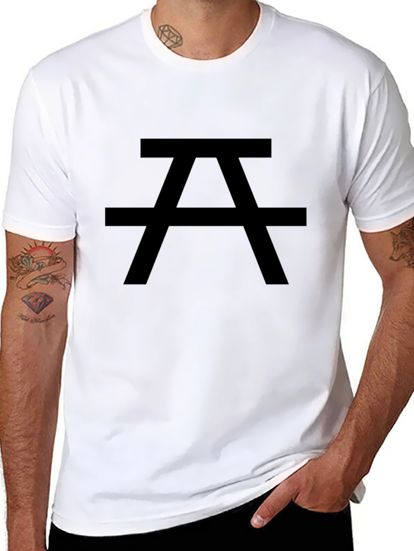 Graphic Tee: Abstract A Shirt