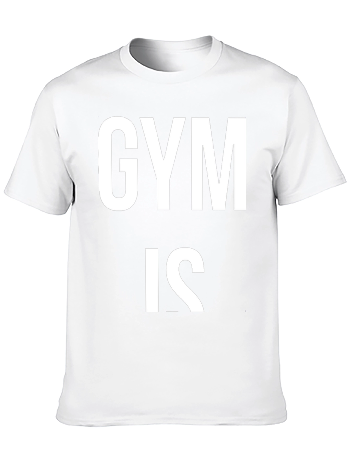 Gym Is My Therapy Black Graphic Tee