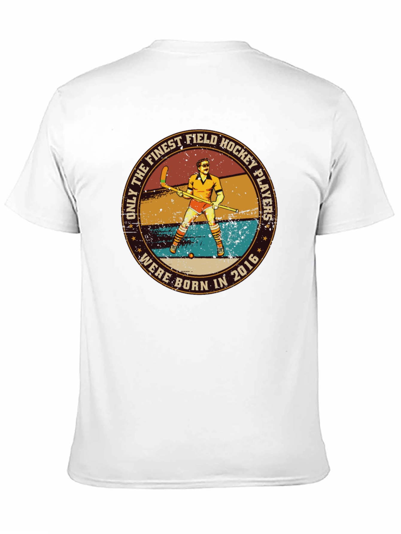 Field Hockey Player Born in 2016 Black T-Shirt