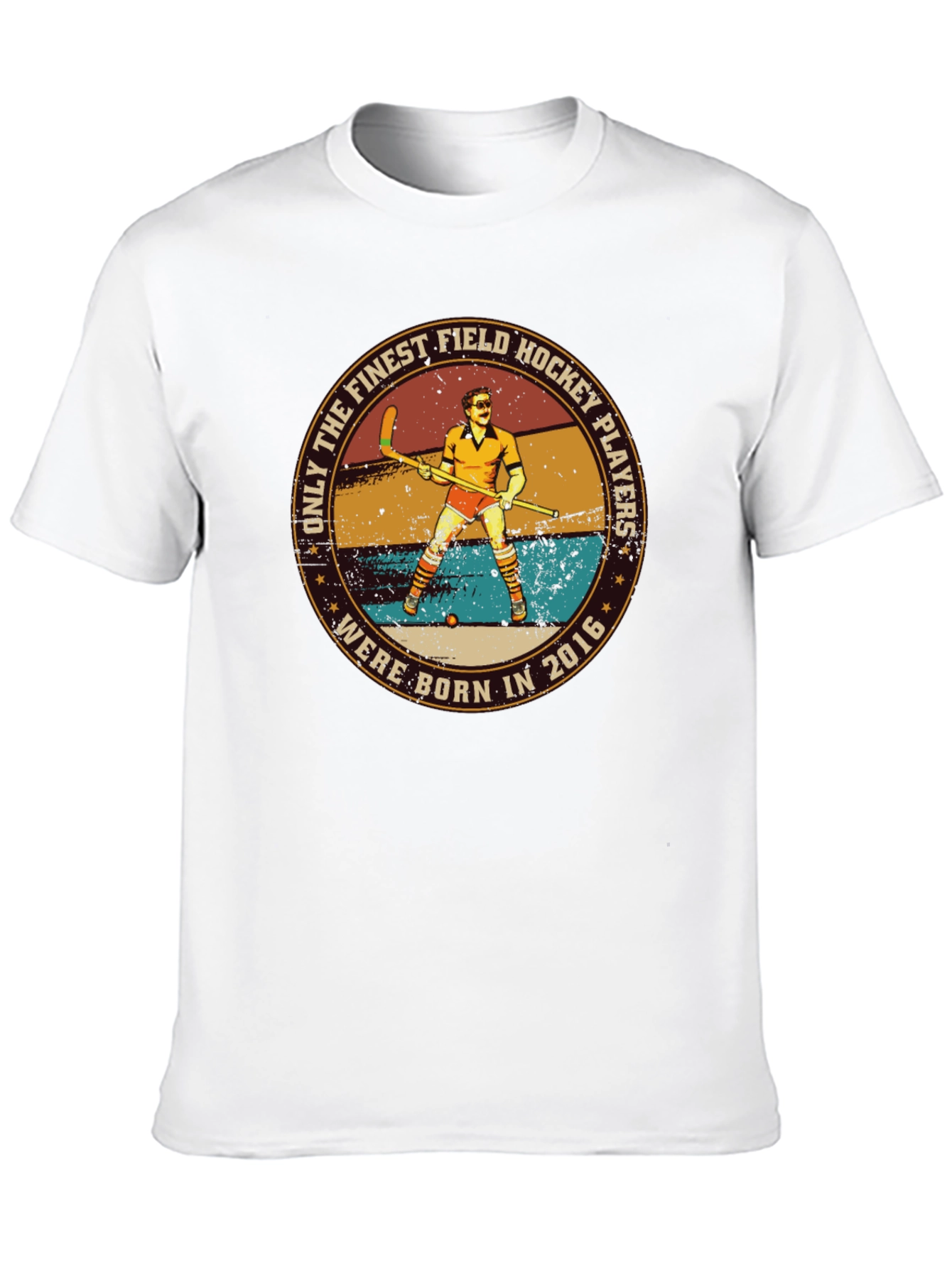 Field Hockey Player Born in 2016 Black T-Shirt