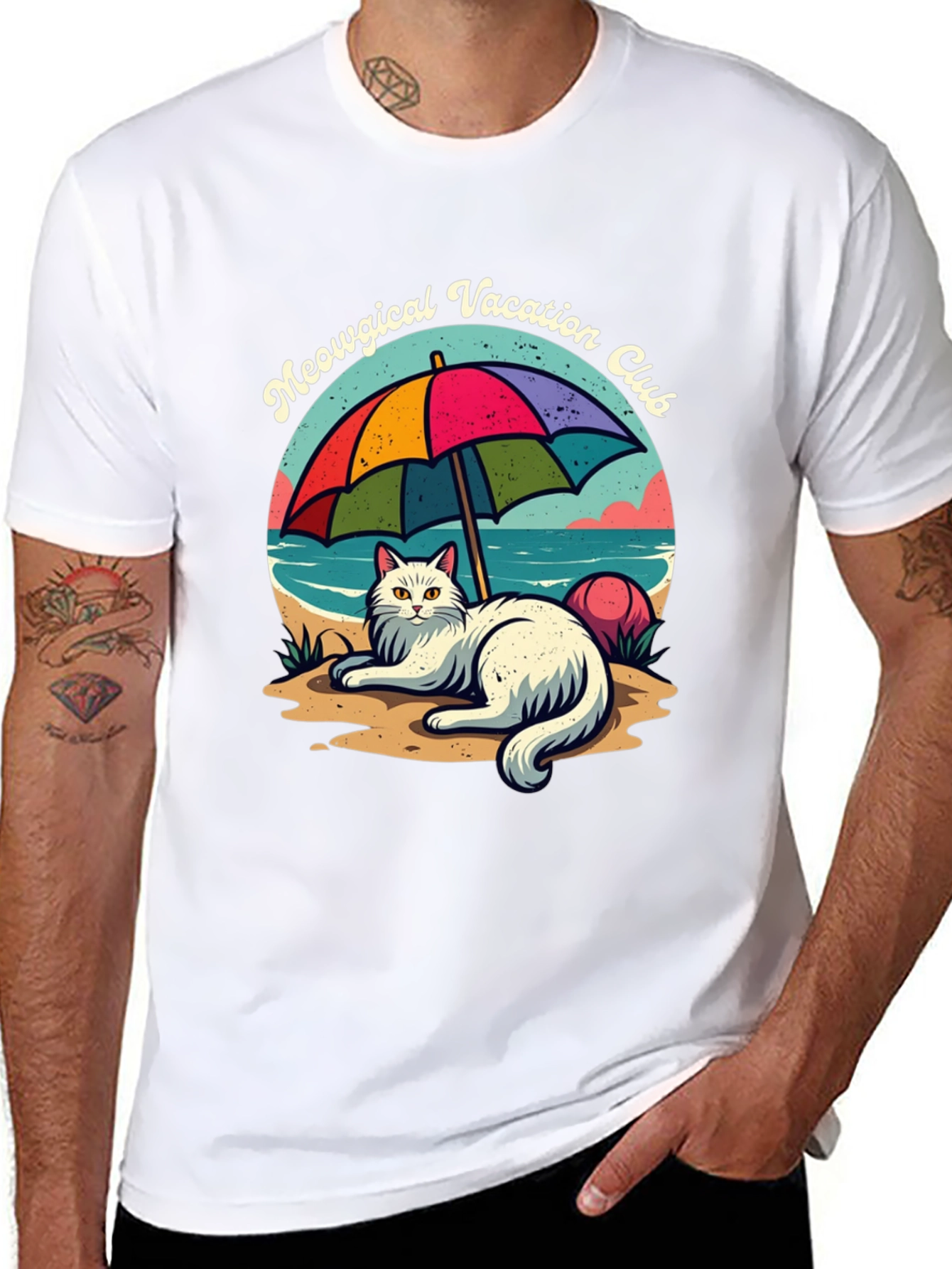 Meowgical Vacation Club Graphic Tee
