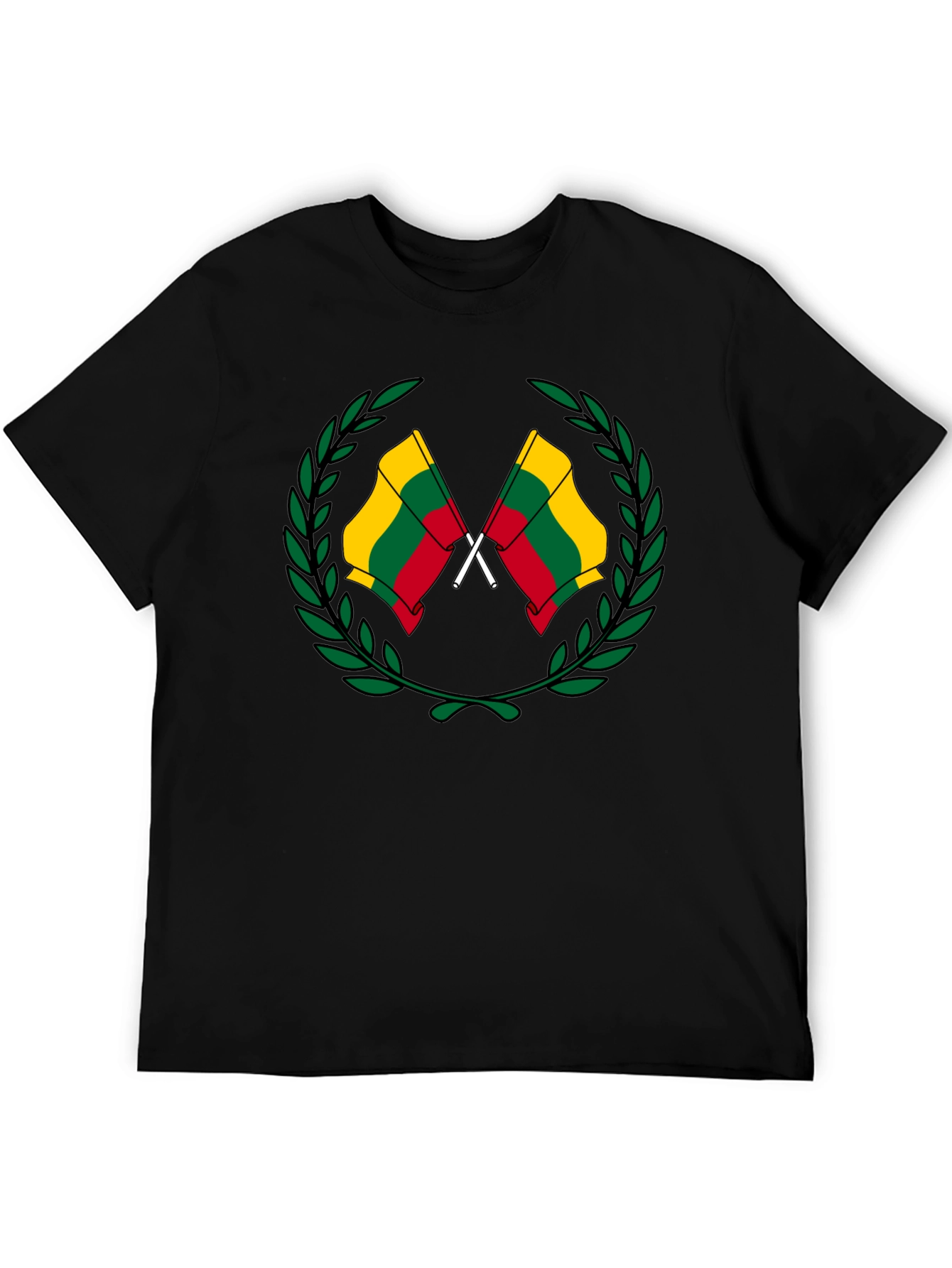 Lithuanian Flag T-Shirt - Black Graphic Tee