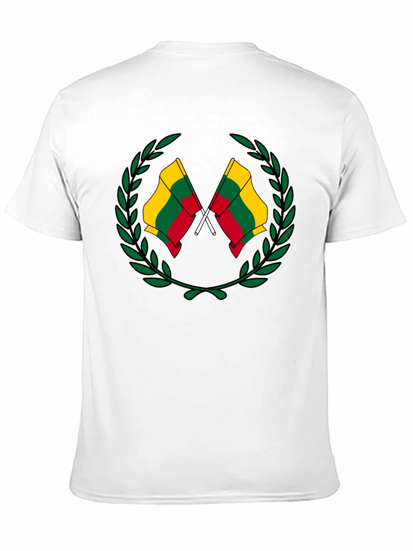 Lithuanian Flag T-Shirt - Black Graphic Tee