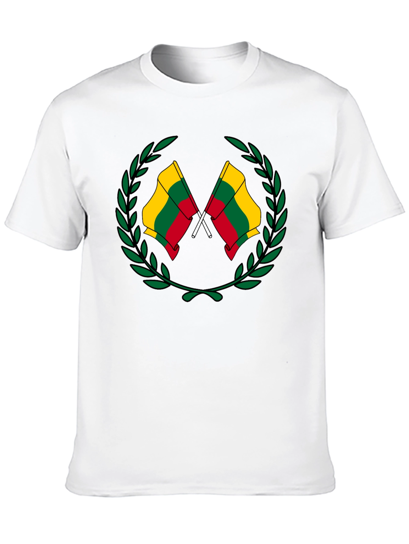 Lithuanian Flag T-Shirt - Black Graphic Tee