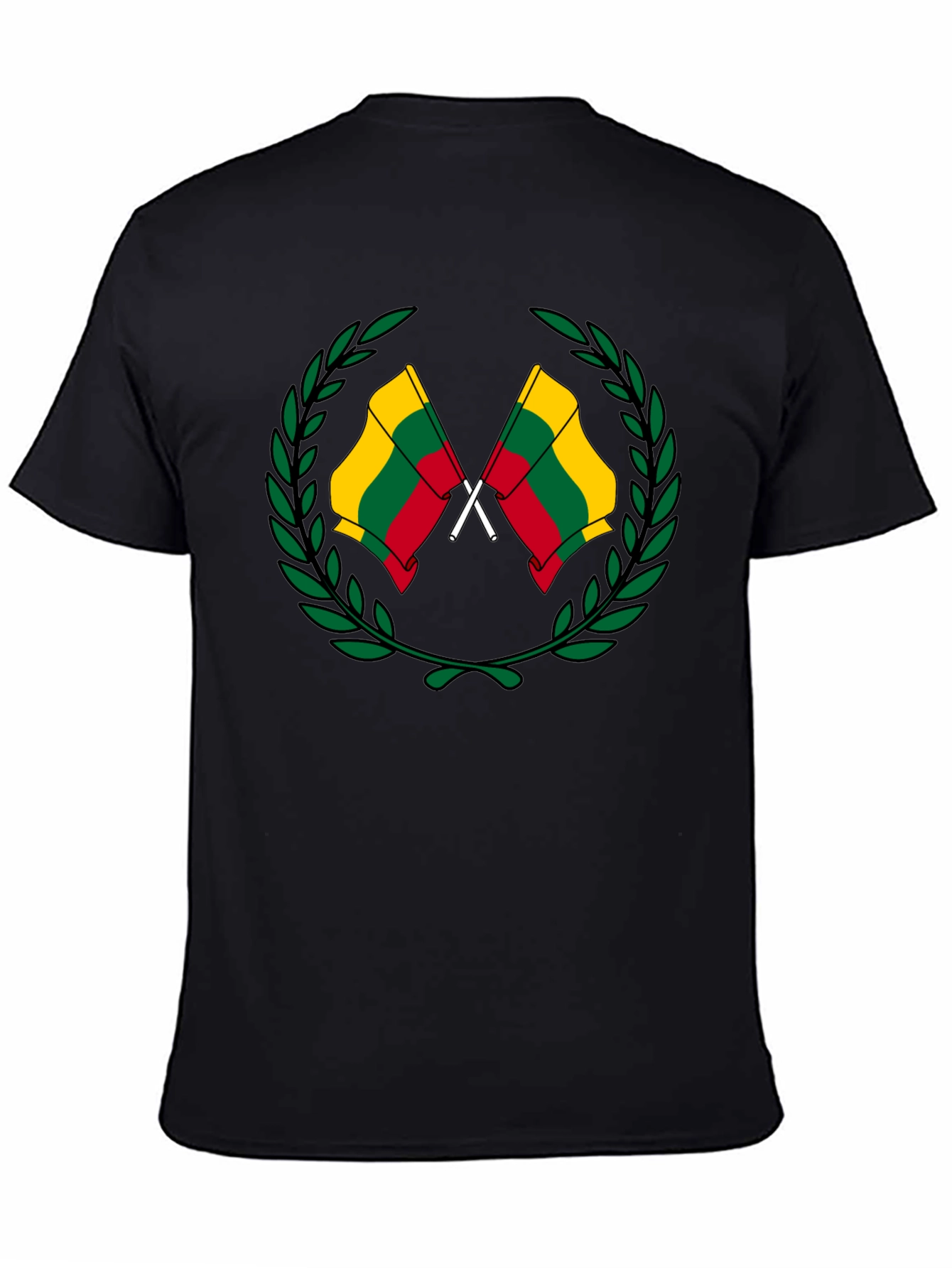Lithuanian Flag T-Shirt - Black Graphic Tee