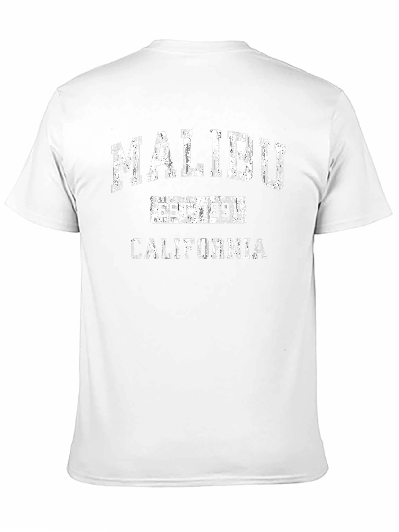 Malibu California EST 1991 Black T-Shirt
