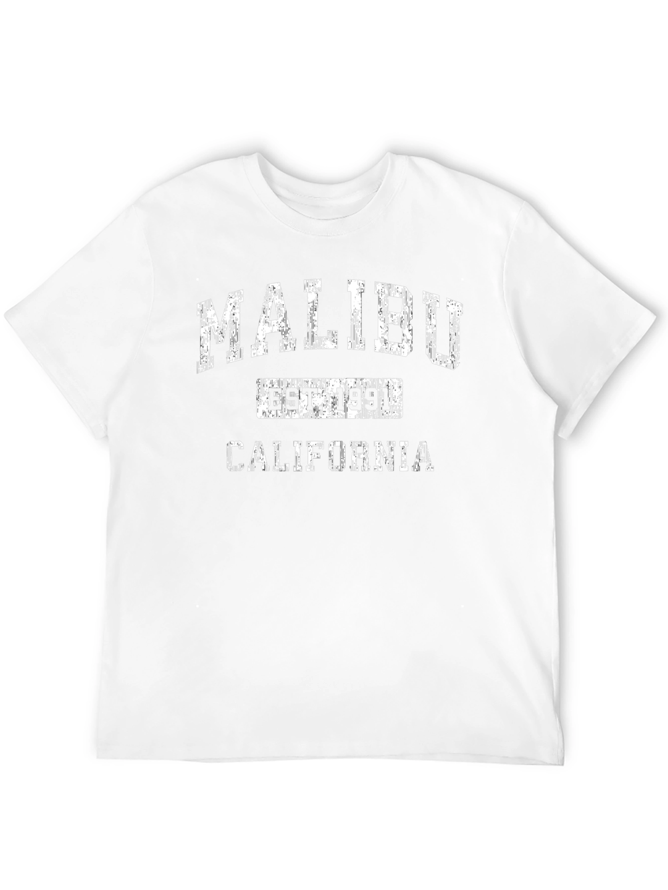 Malibu California EST 1991 Black T-Shirt