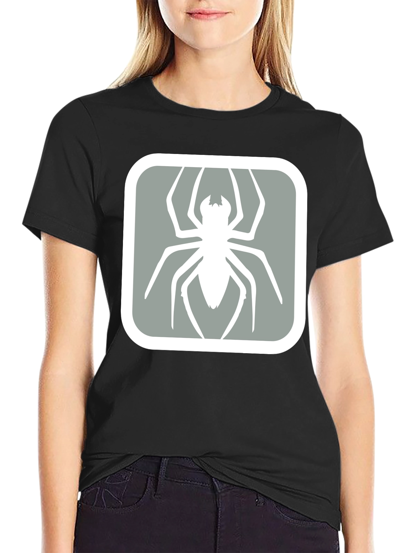 Spider Graphic T-Shirt - Cool Black Tee