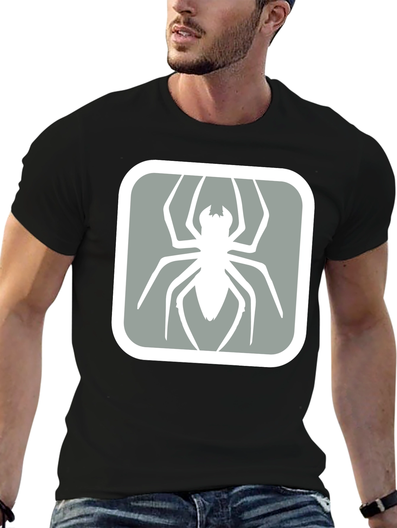 Spider Graphic T-Shirt - Cool Black Tee