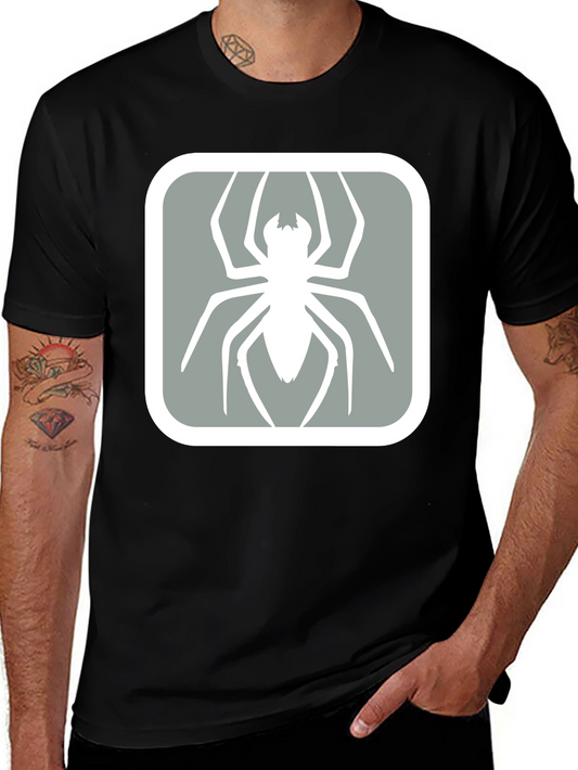 Spider Graphic T-Shirt - Cool Black Tee
